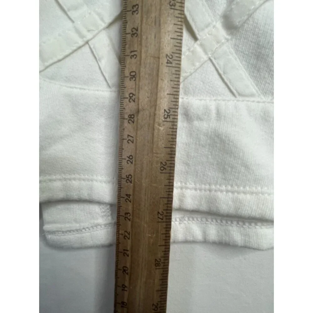 New Soft Surroundings Tangles Hoodie size XS Marshmallow White - Picture 8 of 8